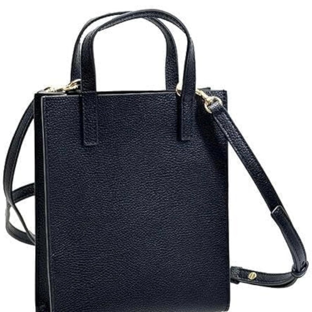Marc Jacobs H001L03FA22 Mini Grind Black With Gold Hardware Leather Women's - Picture 4 of 5